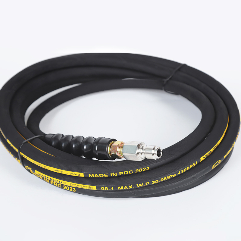 Nagynyomású autómosó gép vízkiadó gumi tömlő