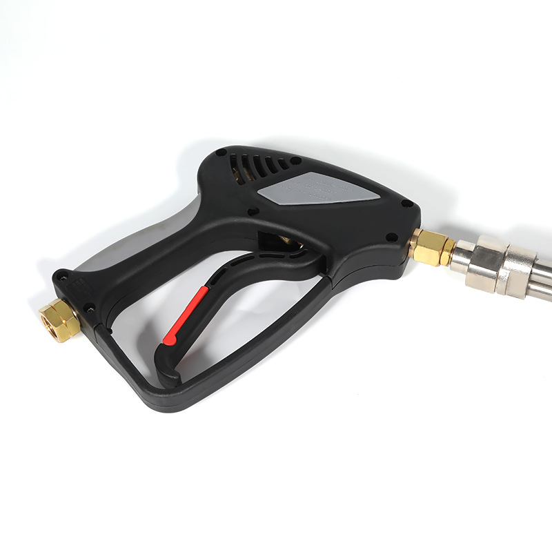 Háztartás nagynyomású hosszú pólusú fúvóka kefe autó nagynyomású vízpisztoly