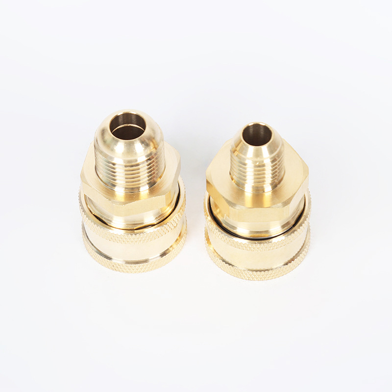 Nagynyomású autómosógép tisztítógép réz 3/8 gyors dugó