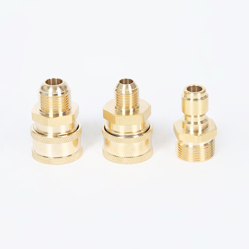 Nagynyomású autómosógép tisztítógép réz 3/8 gyors dugó