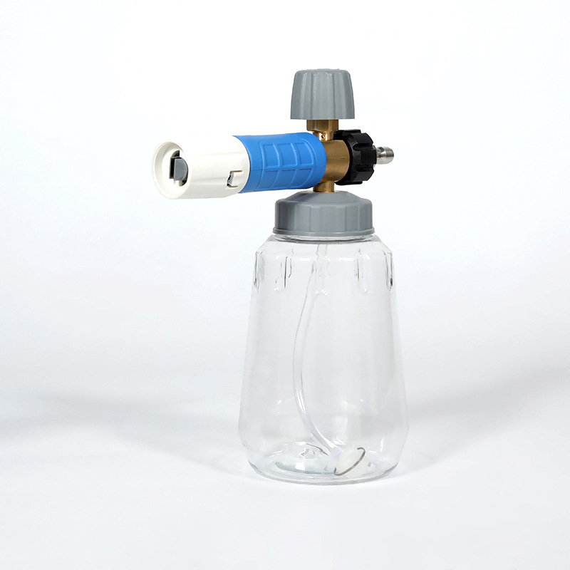 Kereskedelmi nagynyomású átlátszó autómosó pa edény nagy szájjal