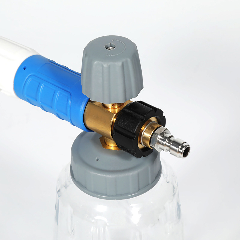 Kereskedelmi nagynyomású átlátszó autómosó pa edény nagy szájjal