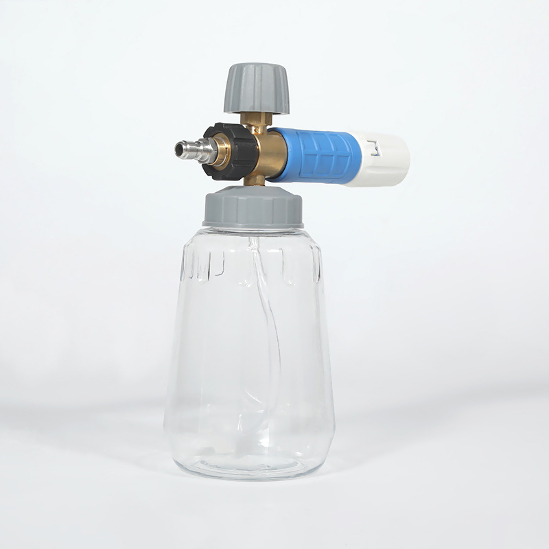 Kereskedelmi nagynyomású átlátszó autómosó pa edény nagy szájjal