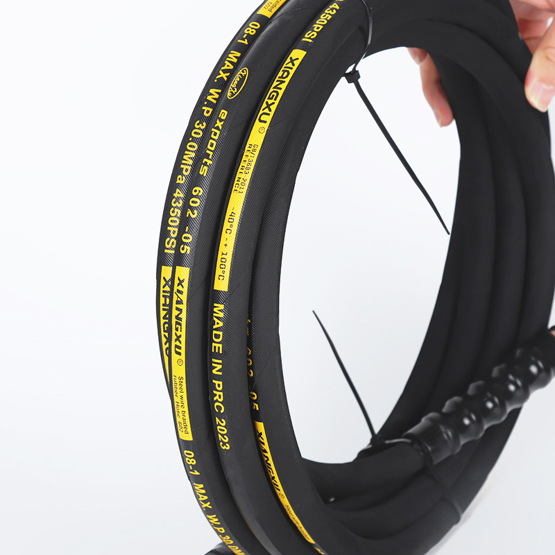 Nagynyomású autómosó gép vízkiadó gumi tömlő