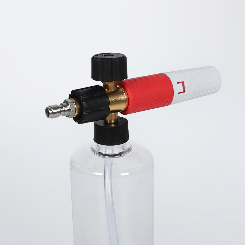 Nagynyomású, gyorscsomag-átlátszó ágazat alakú PA autómosó hab edény