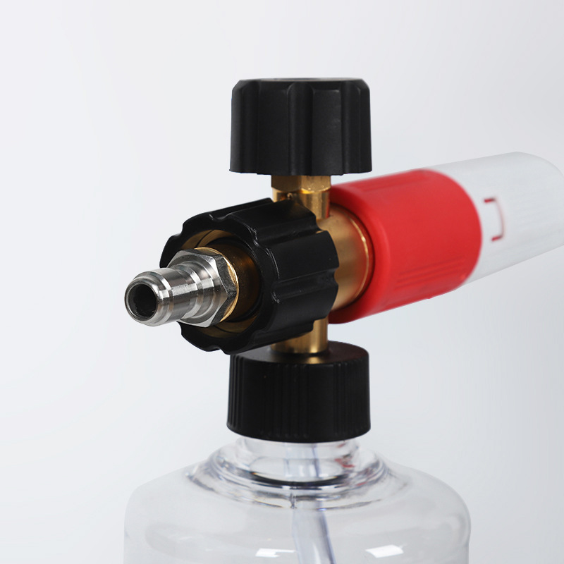 Nagynyomású, gyorscsomag-átlátszó ágazat alakú PA autómosó hab edény