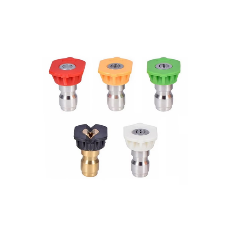 Gyors csatlakozás autómosó spray -fúvóka nagynyomású többszínű fúvóka