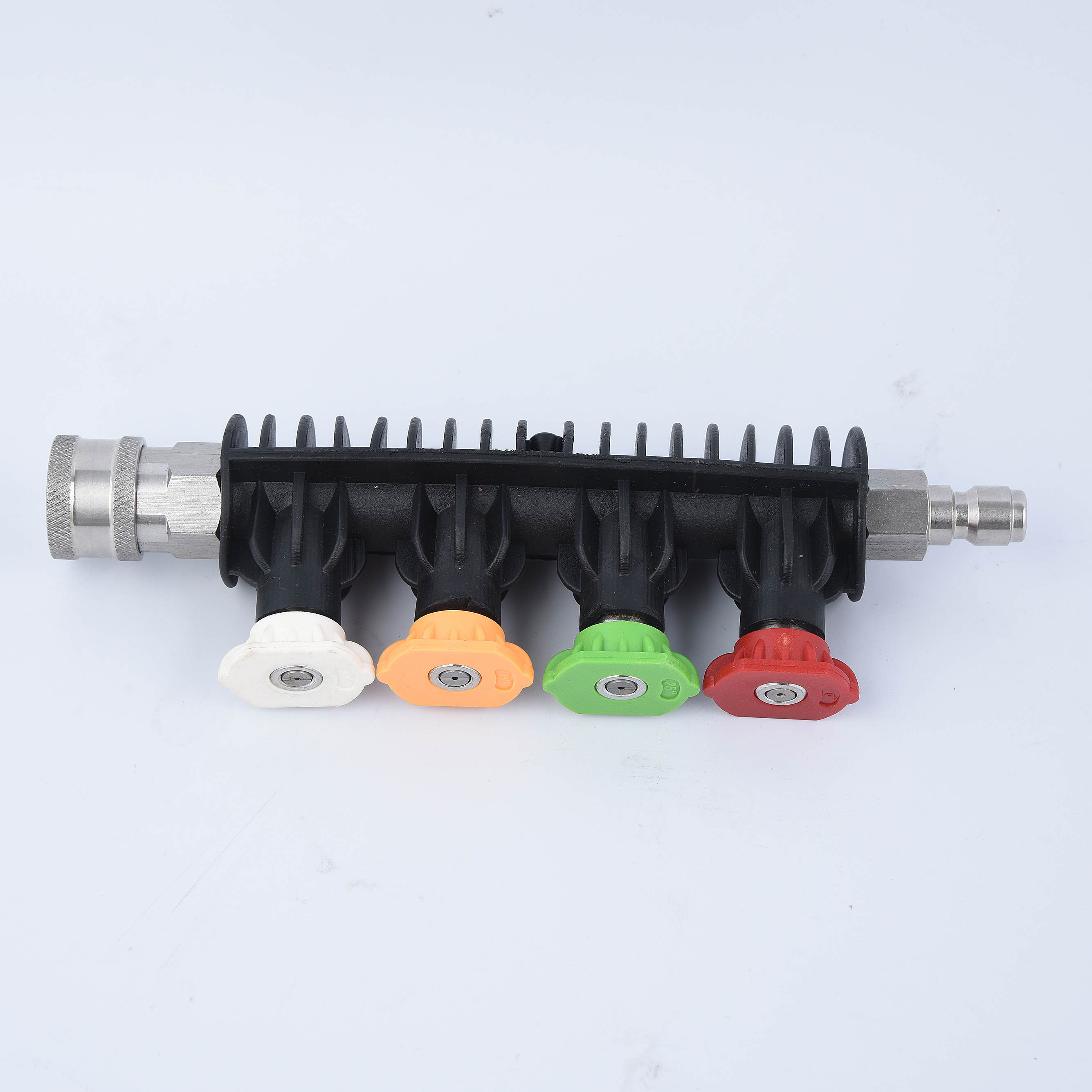 Gyors csatlakoztassa a rozsdamentes acél lándzsa fúvókatartóval és 4 nyomású alátét fúvókával